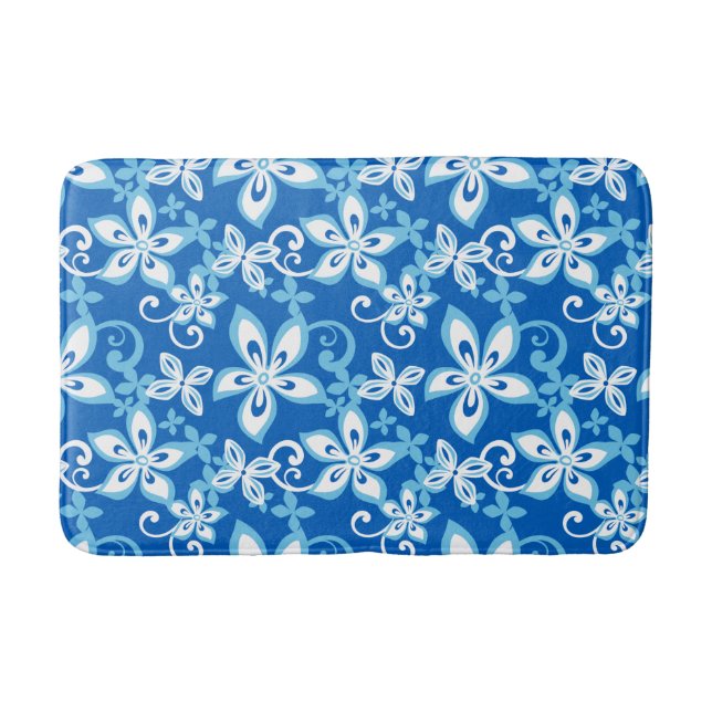 TAPIS DE BAIN ALOHA HAWAII (BLUES) (Devant)