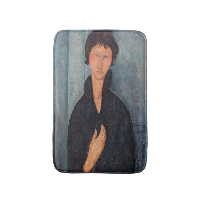 Tapis De Bain Amedeo Modigliani - Femme aux yeux bleus (Devant (Vertical))
