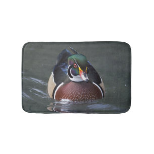 Tapis de bain américain de canard en bois