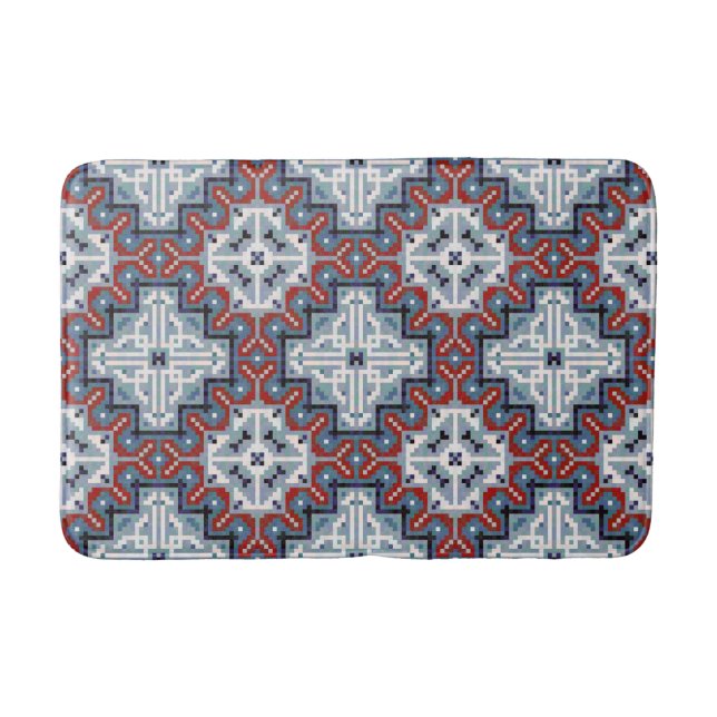 Tapis De Bain Amérindiens Navajo Motif (Devant)