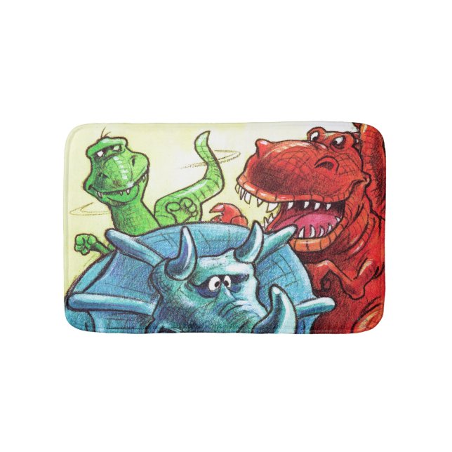 Tapis De Bain Amis Dinosaur (Devant)