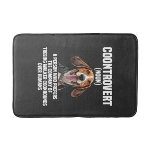 Tapis De Bain Amoureux du Treeing Walker Coonhound Chien Coontro