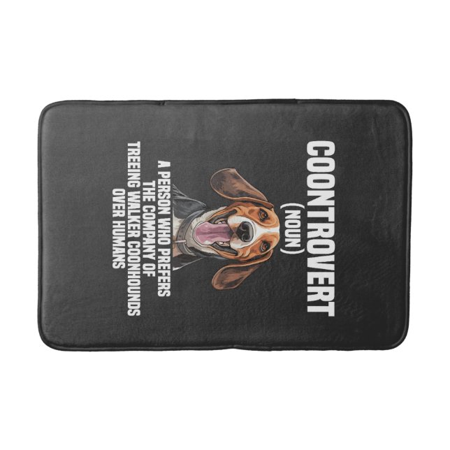 Tapis De Bain Amoureux du Treeing Walker Coonhound Chien Coontro (Devant)