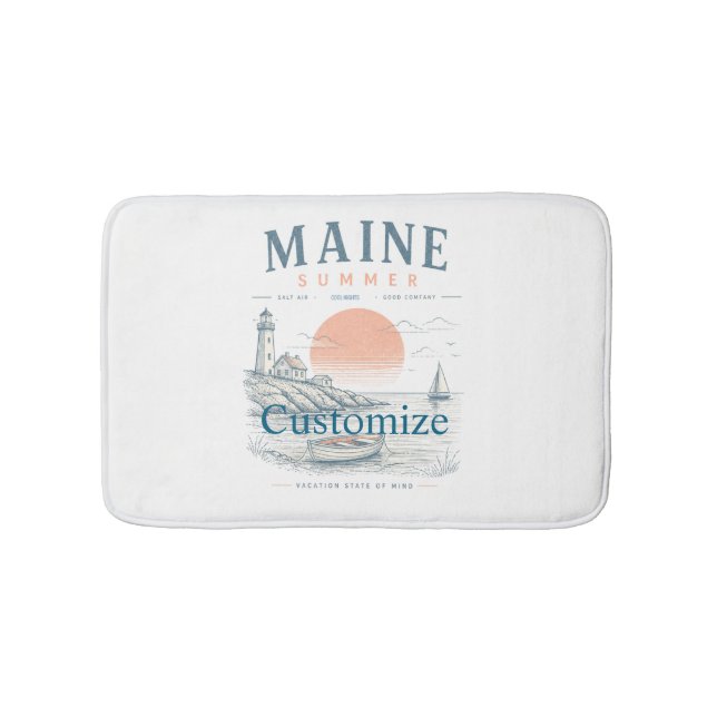 Tapis De Bain Amusement d'été dans le Maine Thunder_Cove (Devant)