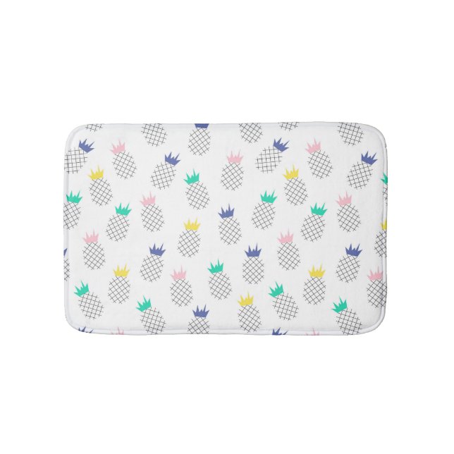 Tapis De Bain Ananas abstraits (Devant)