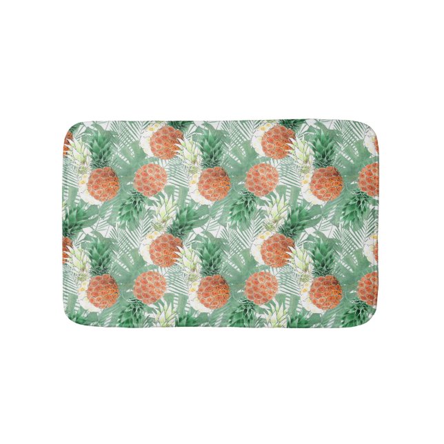 Tapis De Bain Ananas, couple doux. (Devant)