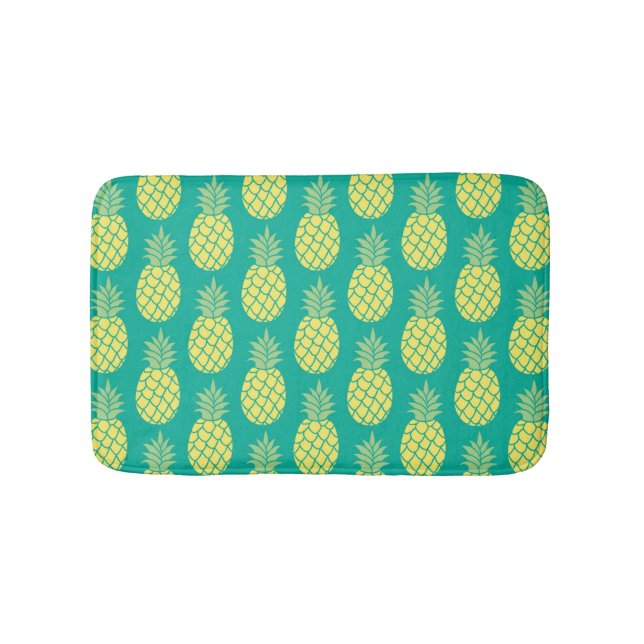 Tapis De Bain Ananas en pastel (Devant)