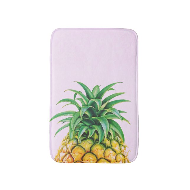 Tapis De Bain Ananas minimaliste (Devant (Vertical))