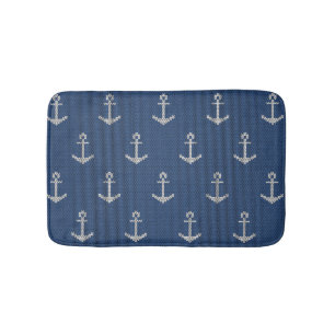 Tapis De Bain Ancre de la mer de Knit