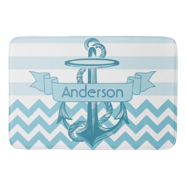 Tapis De Bain Ancre de Monogramed (Devant)