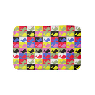 Tapis De Bain Andy Whale-Hole™ motif_Lots o' petites baleines