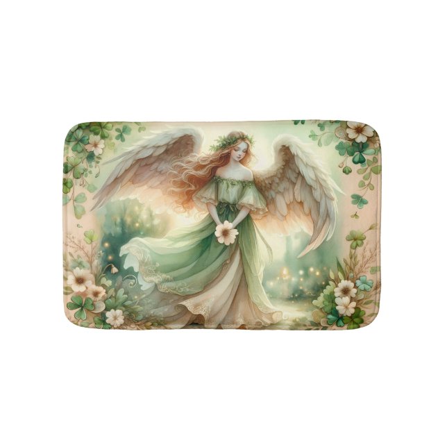 Tapis De Bain Ange Sérénité Trèfle (Devant)