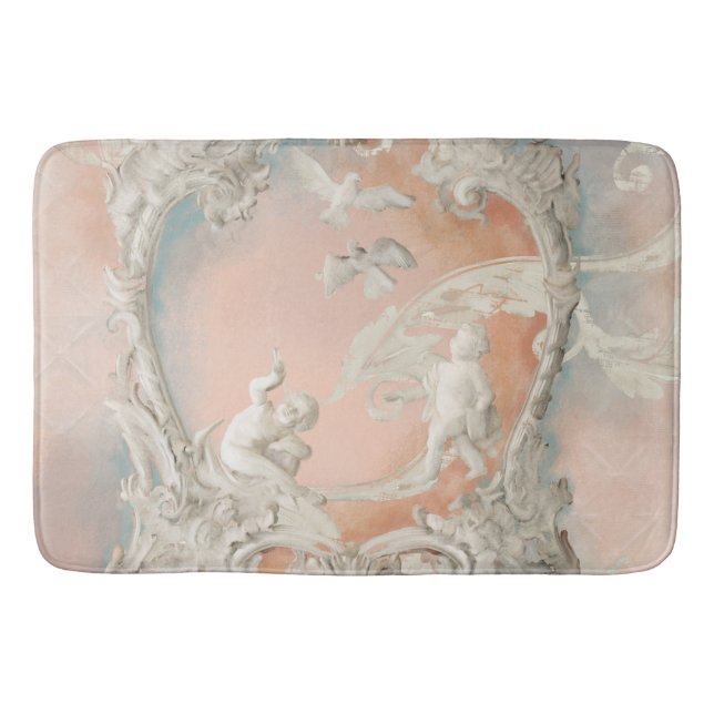 Tapis De Bain Anges baroques rococos traditionnels d'ange (Devant)