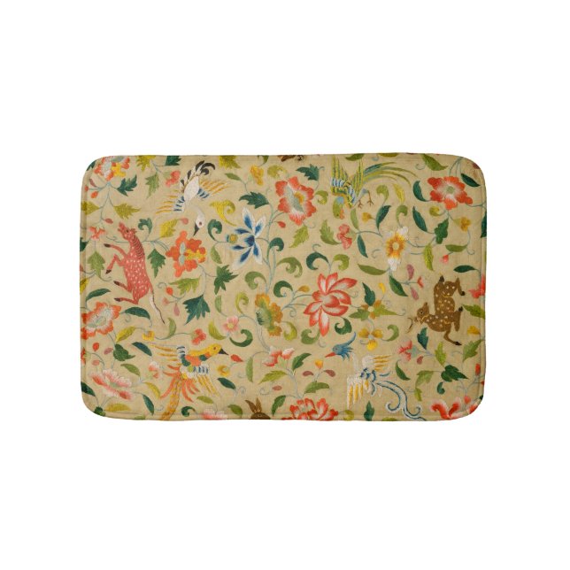 Tapis De Bain Animal Antique Cheval Oiseau Deer Rabbit (Devant)