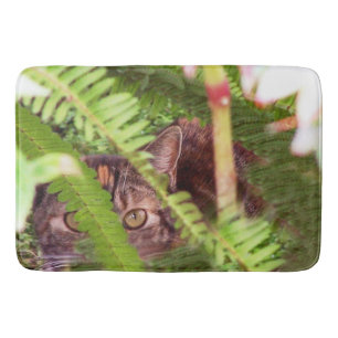 Tapis de bain animal de Kitty de faune de chat