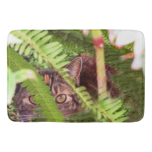 Tapis de bain animal de Kitty de faune de chat (Devant)