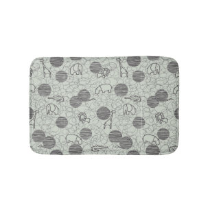 Tapis De Bain animaux 1 de safari