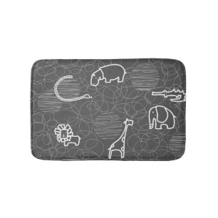 Tapis De Bain animaux 5 de safari