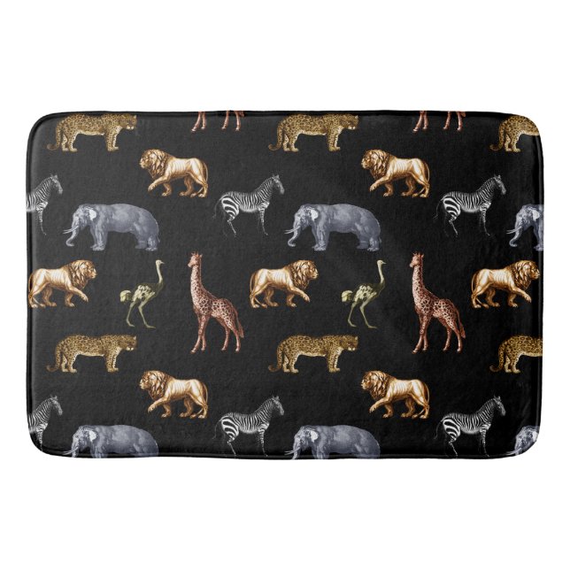 Tapis De Bain Animaux africains (Devant)