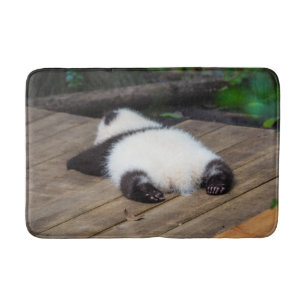 Tapis De Bain Animaux de bébés cutest   Bébé Géant Panda Dormir