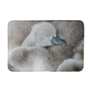 Tapis De Bain Animaux de bébés cutest   Bébé Mute Swan