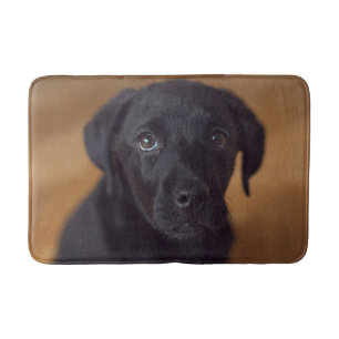 Tapis De Bain Animaux de bébés cutest   Black Labrador Puppy
