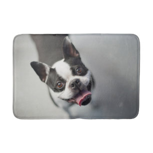 Tapis De Bain Animaux de bébés cutest Boston Bulldog Smile