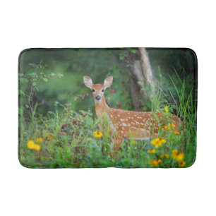 Tapis De Bain Animaux de bébés cutest Cerf à queue blanche dan