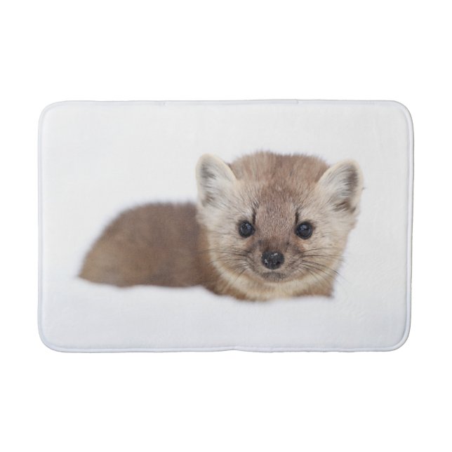 Tapis De Bain Animaux de bébés cutest | Pine Marten (Devant)