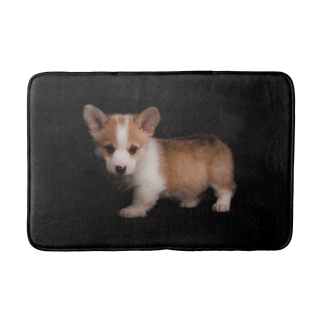 Tapis De Bain Animaux de bébés cutest | Tiny Corgi (Devant)