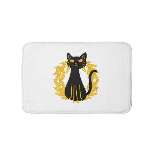 Tapis De Bain Animaux de chat noir Horreur Enfants d'Halloween