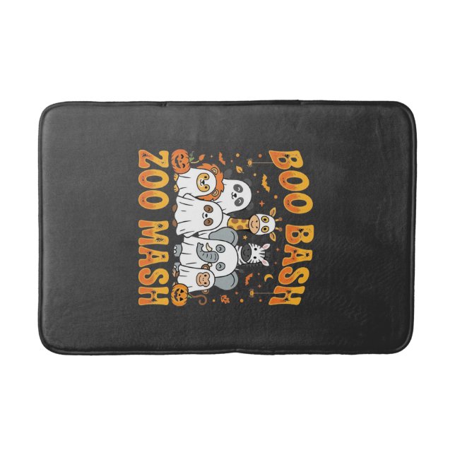 Tapis De Bain Animaux de zoo Halloween Boo Bash Zoo Mash_1 (Devant)