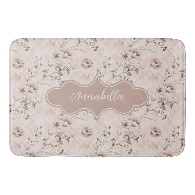 Tapis De Bain Annabella Vintage Dusty Rose rose (Devant)