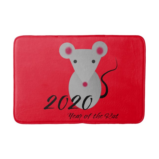 Tapis De Bain Année du Rat 2020 (Devant)