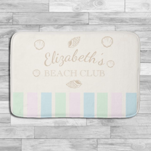 Tapis De Bain Anniversaire du Beach Club (Créateur téléchargé)