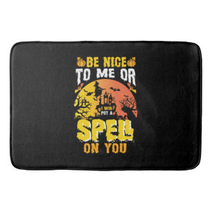 Tapis De Bain Anniversaire Halloween Sois Gentil Avec Moi