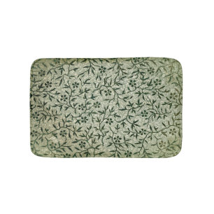 Tapis De Bain Antique Sage Green Terme Floral Feuilles & brindil