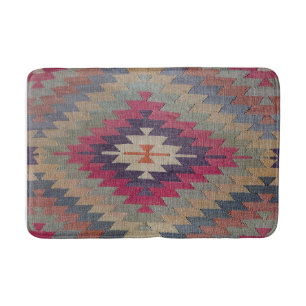 Tapis De Bain Antique Vintage Oriental Turc Kilim Rug