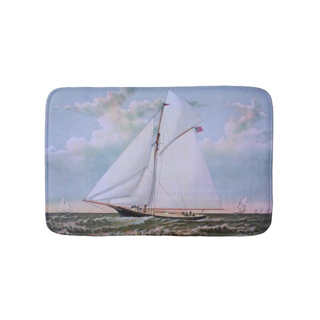 Tapis De Bain Antique voilier Slot Yacht Voilier Ocean (Devant)
