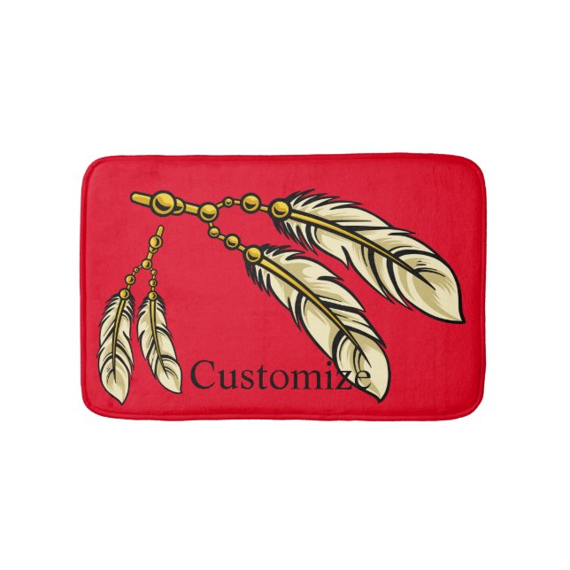 Tapis De Bain Apache Feathers Thunder_Cove (Devant)