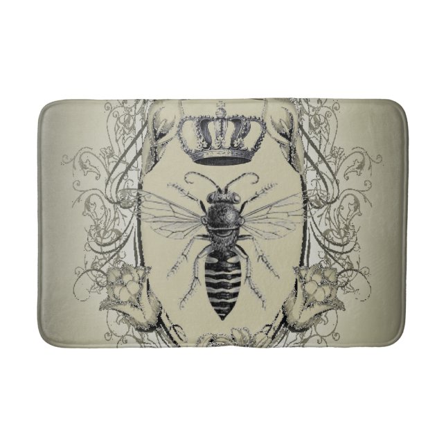 Tapis De Bain apiculteur de paris steampunk reine d'abeille fran (Devant)
