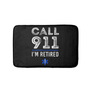 Tapis De Bain Appel d'urgence EMS 911 de paramédic EMT Sarcastiq