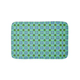 Tapis De Bain Aqua Floral