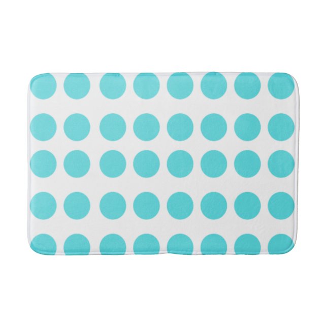 Tapis De Bain Aqua Pois (Devant)