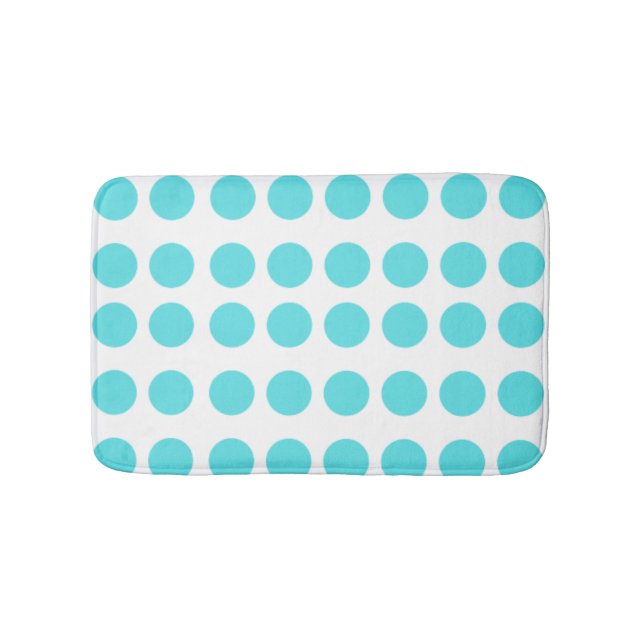 Tapis De Bain Aqua Pois (Devant)