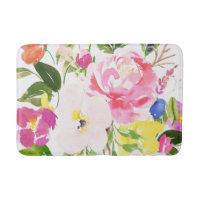 Aquarelle colorée Printemps fleurit Floral