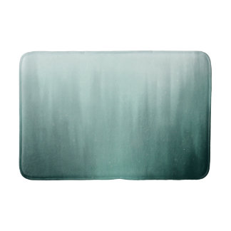 Tapis De Bain Aquarelle Forêt À feuillage persistant en peinture