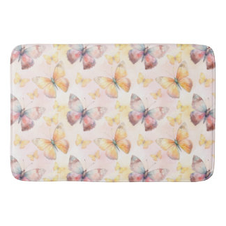 Tapis De Bain Aquarelle Papillon Whimsy