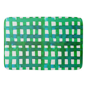 Tapis De Bain Aquarelle - vert