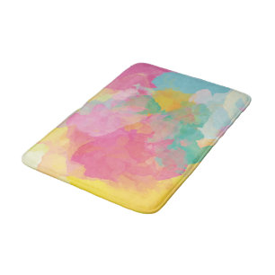 Tapis De Bain Aquarelles Pastel